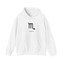 Load image into Gallery viewer, Scorpio Zodiac Symbol Hoodie | Strategic By Nature Back Design