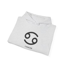 Load image into Gallery viewer, Cancer Zodiac Symbol Hoodie | Rooted In Peace Back Print