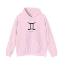 Load image into Gallery viewer, Gemini Zodiac Hoodie | Never One Dimensional (Back Print)