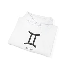 Load image into Gallery viewer, Gemini Zodiac Hoodie | Never One Dimensional (Back Print)