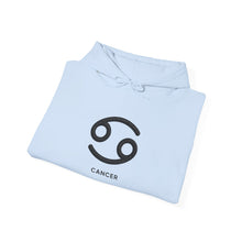 Load image into Gallery viewer, Cancer Zodiac Symbol Hoodie | Rooted In Peace Back Print