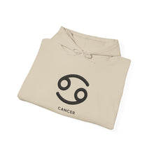 Load image into Gallery viewer, Cancer Zodiac Symbol Hoodie | Rooted In Peace Back Print