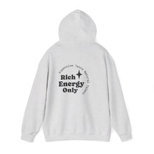 Load image into Gallery viewer, Taurus Zodiac Symbol Hoodie | Rich Energy Only Back Design