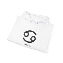 Load image into Gallery viewer, Cancer Zodiac Symbol Hoodie | Rooted In Peace Back Print