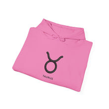 Load image into Gallery viewer, Taurus Zodiac Symbol Hoodie | Rich Energy Only Back Design
