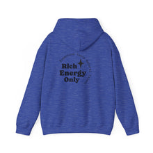 Load image into Gallery viewer, Taurus Zodiac Symbol Hoodie | Rich Energy Only Back Design
