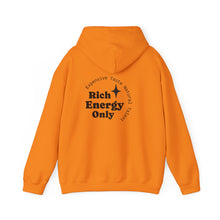 Load image into Gallery viewer, Taurus Zodiac Symbol Hoodie | Rich Energy Only Back Design