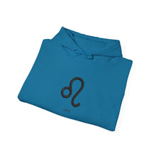 Load image into Gallery viewer, Leo Zodiac Symbol Hoodie | Main Character Energy( Back Print)
