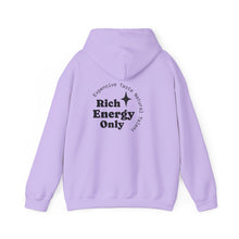 Load image into Gallery viewer, Taurus Zodiac Symbol Hoodie | Rich Energy Only Back Design