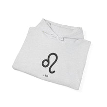 Load image into Gallery viewer, Leo Zodiac Symbol Hoodie | Main Character Energy( Back Print)
