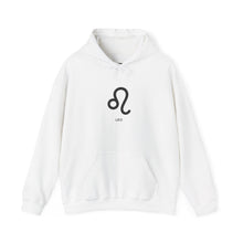 Load image into Gallery viewer, Leo Zodiac Symbol Hoodie | Main Character Energy( Back Print)
