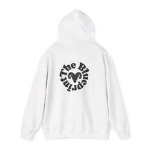 Load image into Gallery viewer, Aries Zodiac Ram Symbol Hoodie | The Blueprint (Back Print)
