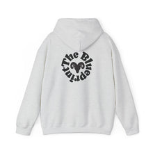 Load image into Gallery viewer, Aries Zodiac Ram Symbol Hoodie | The Blueprint (Back Print)
