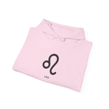Load image into Gallery viewer, Leo Zodiac Symbol Hoodie | Main Character Energy( Back Print)
