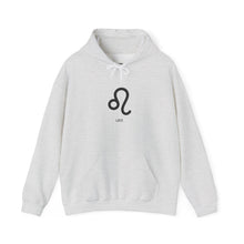 Load image into Gallery viewer, Leo Zodiac Symbol Hoodie | Main Character Energy( Back Print)
