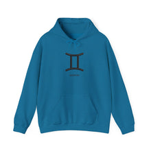 Load image into Gallery viewer, Gemini Zodiac Hoodie | Never One Dimensional (Back Print)
