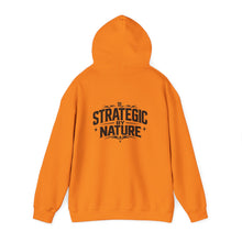 Load image into Gallery viewer, Scorpio Zodiac Symbol Hoodie | Strategic By Nature Back Design

