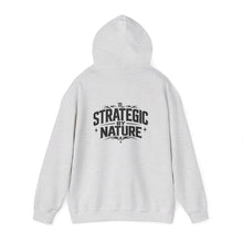 Load image into Gallery viewer, Scorpio Zodiac Symbol Hoodie | Strategic By Nature Back Design
