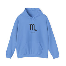 Load image into Gallery viewer, Scorpio Zodiac Symbol Hoodie | Strategic By Nature Back Design
