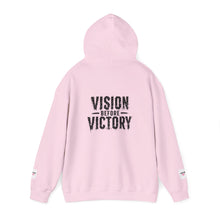 Load image into Gallery viewer, Clutch Your Life Hoodie Designed by Roman Anderson | Vision Before Victory back print

