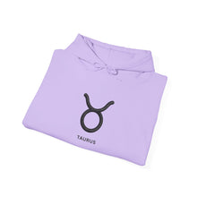Load image into Gallery viewer, Taurus Zodiac Symbol Hoodie | Rich Energy Only Back Design

