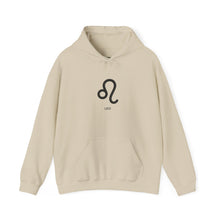 Load image into Gallery viewer, Leo Zodiac Symbol Hoodie | Main Character Energy( Back Print)
