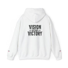 Load image into Gallery viewer, Clutch Your Life Hoodie Designed by Roman Anderson | Vision Before Victory back print
