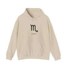 Load image into Gallery viewer, Scorpio Zodiac Symbol Hoodie | Strategic By Nature Back Design
