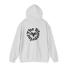 Load image into Gallery viewer, Aries Zodiac Ram Symbol Hoodie | The Blueprint (Back Print)
