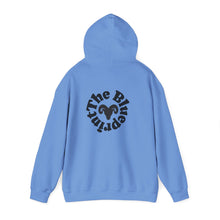 Load image into Gallery viewer, Aries Zodiac Ram Symbol Hoodie | The Blueprint (Back Print)
