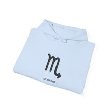Load image into Gallery viewer, Scorpio Zodiac Symbol Hoodie | Strategic By Nature Back Design
