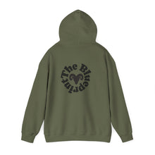 Load image into Gallery viewer, Aries Zodiac Ram Symbol Hoodie | The Blueprint (Back Print)
