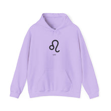 Load image into Gallery viewer, Leo Zodiac Symbol Hoodie | Main Character Energy( Back Print)
