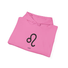 Load image into Gallery viewer, Leo Zodiac Symbol Hoodie | Main Character Energy( Back Print)
