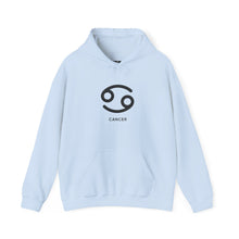 Load image into Gallery viewer, Cancer Zodiac Symbol Hoodie | Rooted In Peace Back Print
