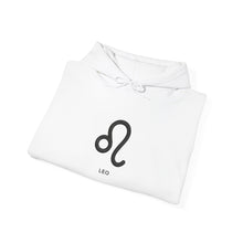 Load image into Gallery viewer, Leo Zodiac Symbol Hoodie | Main Character Energy( Back Print)
