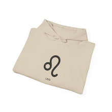 Load image into Gallery viewer, Leo Zodiac Symbol Hoodie | Main Character Energy( Back Print)
