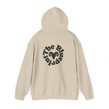 Load image into Gallery viewer, Aries Zodiac Ram Symbol Hoodie | The Blueprint (Back Print)
