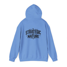 Load image into Gallery viewer, Scorpio Zodiac Symbol Hoodie | Strategic By Nature Back Design
