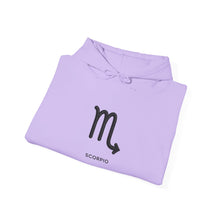Load image into Gallery viewer, Scorpio Zodiac Symbol Hoodie | Strategic By Nature Back Design
