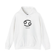 Load image into Gallery viewer, Cancer Zodiac Symbol Hoodie | Rooted In Peace Back Print
