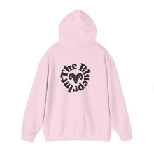 Load image into Gallery viewer, Aries Zodiac Ram Symbol Hoodie | The Blueprint (Back Print)
