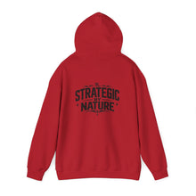 Load image into Gallery viewer, Scorpio Zodiac Symbol Hoodie | Strategic By Nature Back Design
