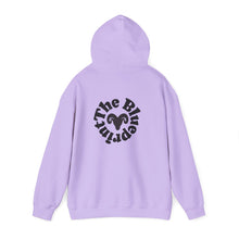 Load image into Gallery viewer, Aries Zodiac Ram Symbol Hoodie | The Blueprint (Back Print)
