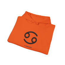Load image into Gallery viewer, Cancer Zodiac Symbol Hoodie | Rooted In Peace Back Print
