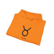 Load image into Gallery viewer, Taurus Zodiac Symbol Hoodie | Rich Energy Only Back Design
