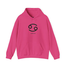 Load image into Gallery viewer, Cancer Zodiac Symbol Hoodie | Rooted In Peace Back Print
