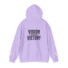 Load image into Gallery viewer, Clutch Your Life Hoodie Designed by Roman Anderson | Vision Before Victory back print
