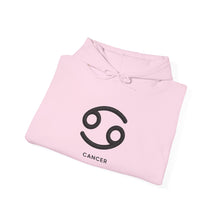 Load image into Gallery viewer, Cancer Zodiac Symbol Hoodie | Rooted In Peace Back Print
