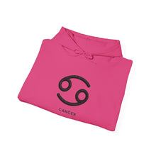 Load image into Gallery viewer, Cancer Zodiac Symbol Hoodie | Rooted In Peace Back Print
